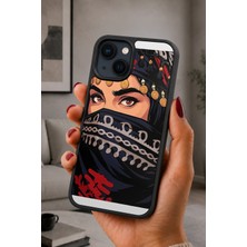 BG AKSESUAR iPhone 14 Plus Uyumlu Savaşçı Desenli Kamera Korumalı Darbelere Dayanıklı Kılıf