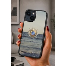 BG AKSESUAR iPhone 15 Uyumlu Güneş Desenli Kamera Korumalı Darbelere Dayanıklı Kılıf