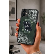BG AKSESUAR iPhone 12 Uyumlu Şükür Desenli Kamera Korumalı Darbelere Dayanıklı Kılıf