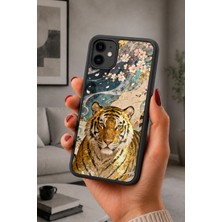 BG AKSESUAR iPhone 11 Uyumlu Kaplan Desenli Kamera Korumalı Darbelere Dayanıklı Kılıf