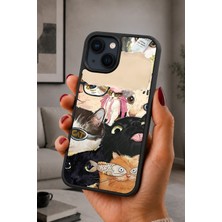BG AKSESUAR iPhone 14 Plus Uyumlu Pati Desenli Kamera Korumalı Darbelere Dayanıklı Kılıf