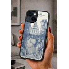 BG AKSESUAR iPhone 14 Plus Uyumlu Kule Desenli Kamera Korumalı Darbelere Dayanıklı Kılıf