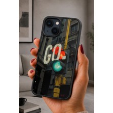 BG AKSESUAR iPhone 14 Plus Uyumlu Trafik Desenli Kamera Korumalı Darbelere Dayanıklı Kılıf