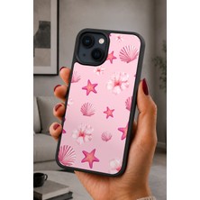 BG AKSESUAR iPhone 15 Uyumlu Denizyıldızı Desenli Kamera Korumalı Darbelere Dayanıklı Kılıf