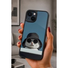 BG AKSESUAR iPhone 14 Plus Uyumlu Tarzkedi Desenli Kamera Korumalı Darbelere Dayanıklı Kılıf