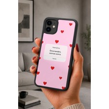 BG AKSESUAR iPhone 11 Uyumlu Olumlama Desenli Kamera Korumalı Darbelere Dayanıklı Kılıf