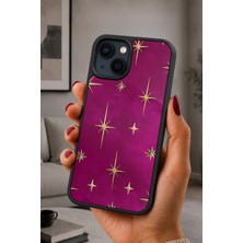 BG AKSESUAR iPhone 14 Plus Uyumlu Kuzeyyıldızı Desenli Kamera Korumalı Darbelere Dayanıklı Kılıf