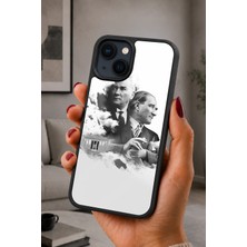 BG AKSESUAR iPhone 14 Plus Uyumlu Siyaset Desenli Kamera Korumalı Darbelere Dayanıklı Kılıf
