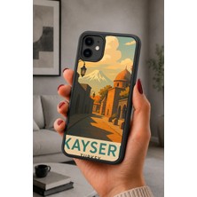 BG AKSESUAR iPhone 11 Uyumlu Kayseri Desenli Kamera Korumalı Darbelere Dayanıklı Kılıf