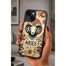 BG AKSESUAR iPhone 14 Plus Uyumlu Koçenerjisi Desenli Kamera Korumalı Darbelere Dayanıklı Kılıf