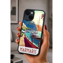BG AKSESUAR iPhone 14 Plus Uyumlu Turkey Desenli Kamera Korumalı Darbelere Dayanıklı Kılıf