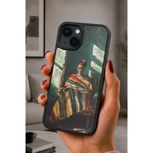 BG AKSESUAR iPhone 14 Plus Uyumlu Sanat Desenli Kamera Korumalı Darbelere Dayanıklı Kılıf