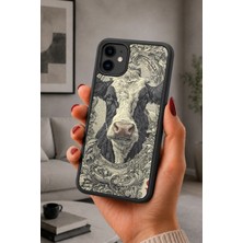 BG AKSESUAR iPhone 12 Uyumlu Boğa Desenli Kamera Korumalı Darbelere Dayanıklı Kılıf