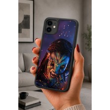 BG AKSESUAR iPhone 12 Mini Uyumlu Neytiri Desenli Kamera Korumalı Darbelere Dayanıklı Kılıf