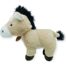 Peluş Hayvanlar Sesli 30 cm At - Bej (Lisinya)