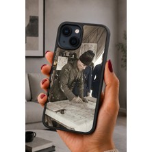 BG AKSESUAR iPhone 14 Plus Uyumlu Karargâh Desenli Kamera Korumalı Darbelere Dayanıklı Kılıf