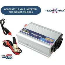 Teknomax 600W Inverter Dönüştürücü ( Lisinya )