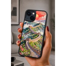 BG AKSESUAR iPhone 15 Uyumlu Sedd Desenli Kamera Korumalı Darbelere Dayanıklı Kılıf