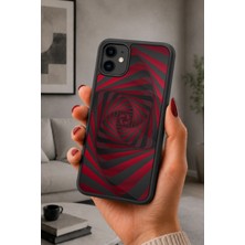 BG AKSESUAR iPhone 12 Mini Uyumlu Tünel Desenli Kamera Korumalı Darbelere Dayanıklı Kılıf
