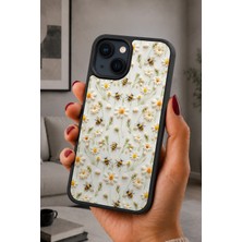 BG AKSESUAR iPhone 15 Uyumlu Bal Desenli Kamera Korumalı Darbelere Dayanıklı Kılıf