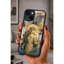 BG AKSESUAR iPhone 15 Uyumlu Satürn Desenli Kamera Korumalı Darbelere Dayanıklı Kılıf
