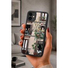 BG AKSESUAR iPhone 11 Uyumlu Apartman Desenli Kamera Korumalı Darbelere Dayanıklı Kılıf