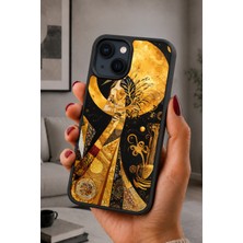 BG AKSESUAR iPhone 14 Plus Uyumlu Dolunay Desenli Kamera Korumalı Darbelere Dayanıklı Kılıf