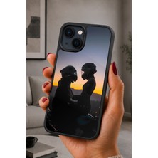 BG AKSESUAR iPhone 14 Plus Uyumlu Motorcu Desenli Kamera Korumalı Darbelere Dayanıklı Kılıf
