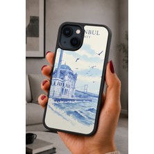 BG AKSESUAR iPhone 15 Uyumlu Ortaköy Desenli Kamera Korumalı Darbelere Dayanıklı Kılıf