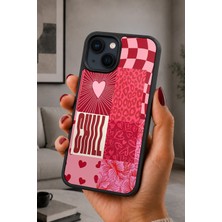 BG AKSESUAR iPhone 15 Uyumlu Chill Desenli Kamera Korumalı Darbelere Dayanıklı Kılıf
