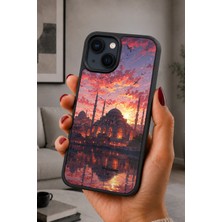 BG AKSESUAR iPhone 13 Mini Uyumlu Kubbe Desenli Kamera Korumalı Darbelere Dayanıklı Kılıf
