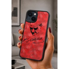 BG AKSESUAR iPhone 15 Uyumlu Imza Desenli Kamera Korumalı Darbelere Dayanıklı Kılıf