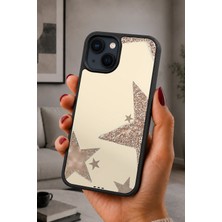 BG AKSESUAR iPhone 15 Uyumlu Simliyıldız Desenli Kamera Korumalı Darbelere Dayanıklı Kılıf