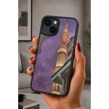 BG AKSESUAR iPhone 15 Uyumlu Camii Desenli Kamera Korumalı Darbelere Dayanıklı Kılıf