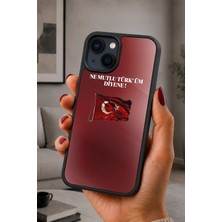 BG AKSESUAR iPhone 14 Plus Uyumlu Milli Desenli Kamera Korumalı Darbelere Dayanıklı Kılıf
