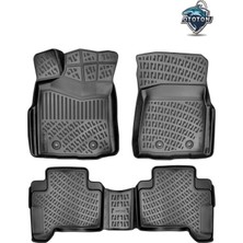 Rizline Toyota Tacoma Double Cab. Otomatik 2020 Pick Up 3D Havuzlu Paspas Seti & Karton Koku