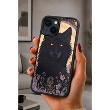 BG AKSESUAR iPhone 14 Plus Uyumlu Karakurt Desenli Kamera Korumalı Darbelere Dayanıklı Kılıf