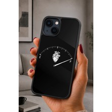 BG AKSESUAR iPhone 14 Plus Uyumlu Kalpgöstergesi Desenli Kamera Korumalı Darbelere Dayanıklı Kılıf