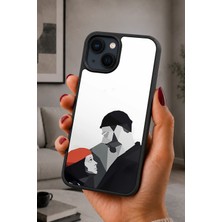 BG AKSESUAR iPhone 14 Plus Uyumlu Love Desenli Kamera Korumalı Darbelere Dayanıklı Kılıf