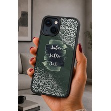 BG AKSESUAR iPhone 14 Plus Uyumlu Şükür Desenli Kamera Korumalı Darbelere Dayanıklı Kılıf