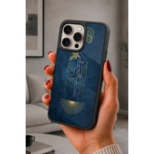 BG AKSESUAR iPhone 14 Pro Uyumlu Takımyıldız Desenli Kamera Korumalı Darbelere Dayanıklı Kılıf