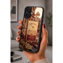 BG AKSESUAR iPhone 16 Uyumlu Camel Desenli Kamera Korumalı Darbelere Dayanıklı Kılıf