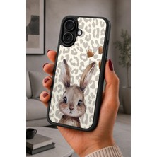 BG AKSESUAR iPhone 16 Uyumlu Kulak Desenli Kamera Korumalı Darbelere Dayanıklı Kılıf