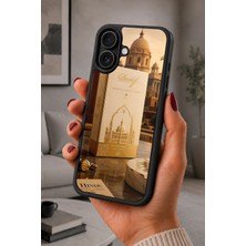 BG AKSESUAR iPhone 16 Uyumlu Delhi Desenli Kamera Korumalı Darbelere Dayanıklı Kılıf