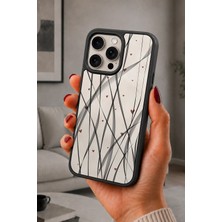 BG AKSESUAR iPhone 15 Pro Max Uyumlu Modern Desenli Kamera Korumalı Darbelere Dayanıklı Kılıf