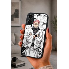 BG AKSESUAR iPhone 17 Uyumlu Itadori Desenli Kamera Korumalı Darbelere Dayanıklı Kılıf
