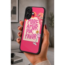 BG AKSESUAR iPhone 16 Uyumlu Kokteyl Desenli Kamera Korumalı Darbelere Dayanıklı Kılıf