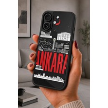 BG AKSESUAR iPhone 16 Uyumlu Ayyıldız Desenli Kamera Korumalı Darbelere Dayanıklı Kılıf