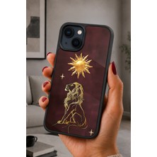 BG AKSESUAR iPhone 15 Uyumlu Güneş Desenli Kamera Korumalı Darbelere Dayanıklı Kılıf