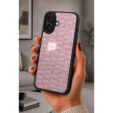 BG AKSESUAR iPhone 16 Uyumlu Domuzcuk Desenli Kamera Korumalı Darbelere Dayanıklı Kılıf
